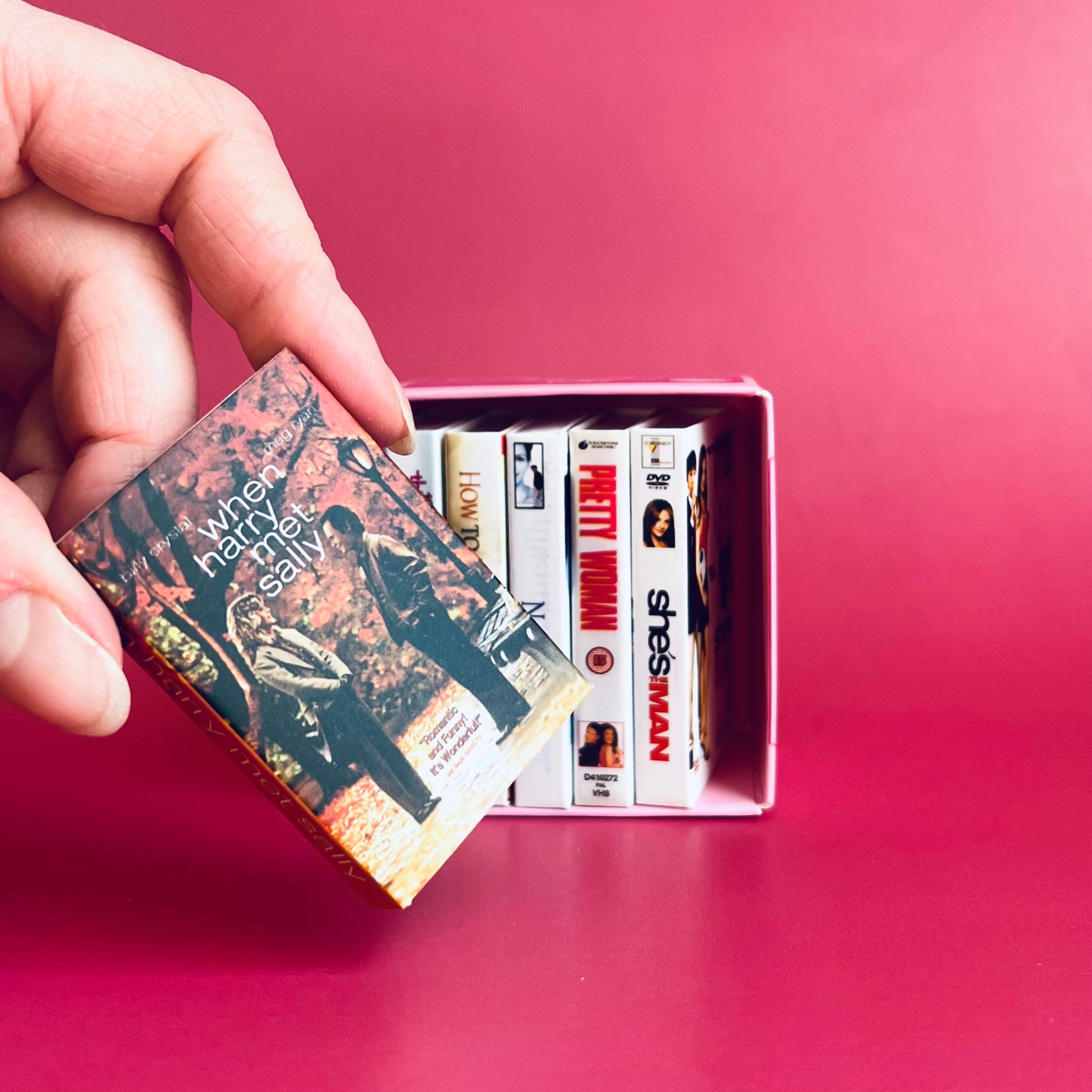 RomCom VHS Matchbox Set