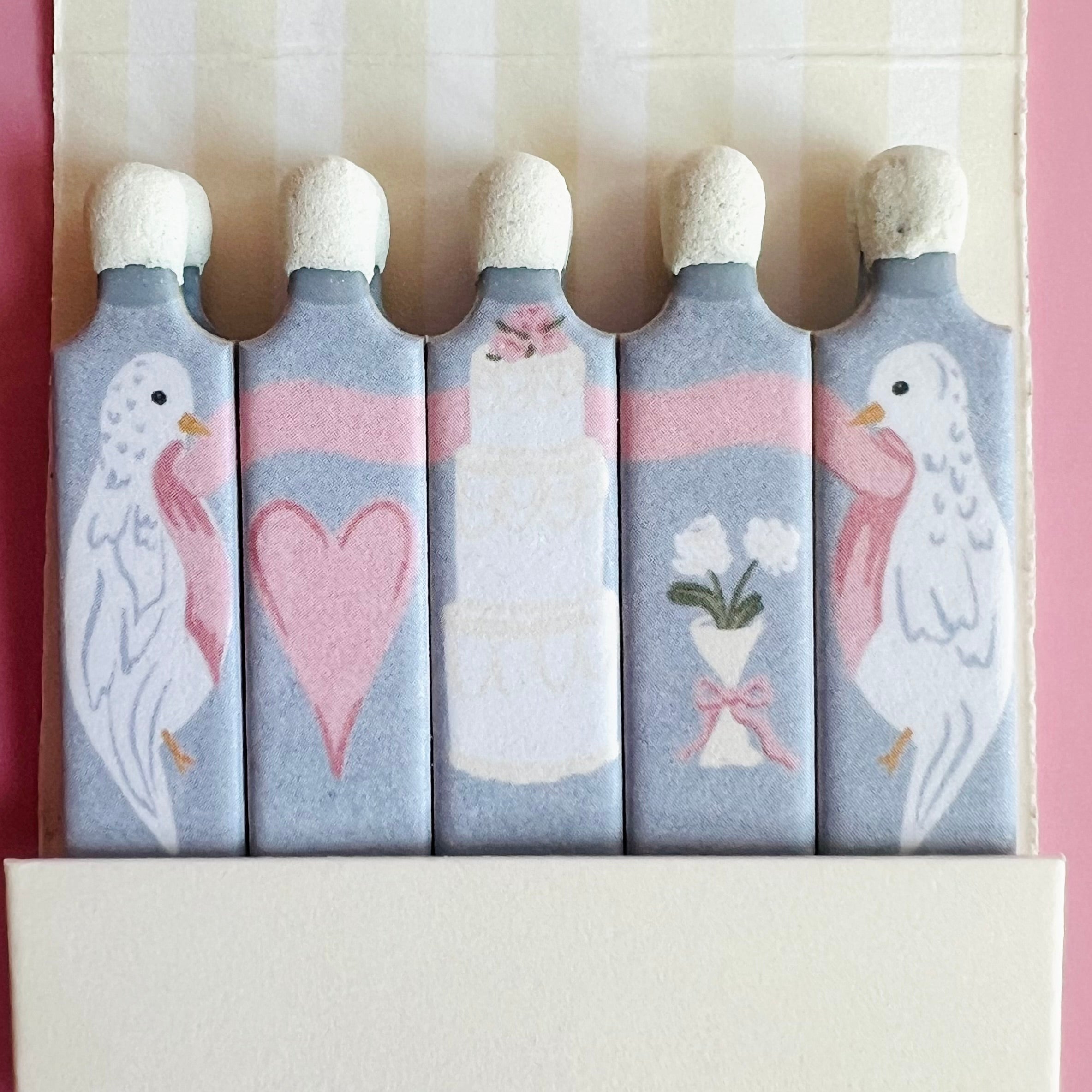 Lovebirds Matchbook