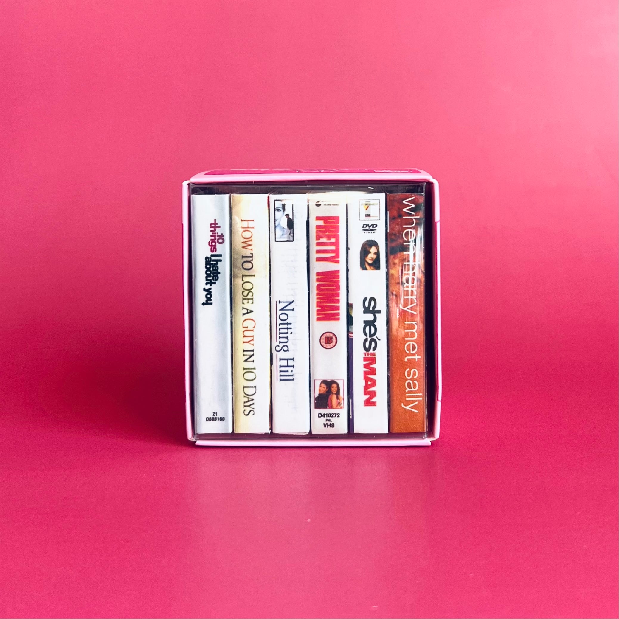 RomCom VHS Matchbox Set