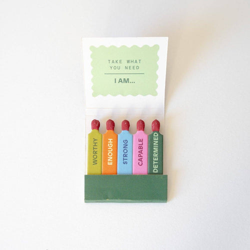 Self Love Affirmations Matchbook - Humble Abode