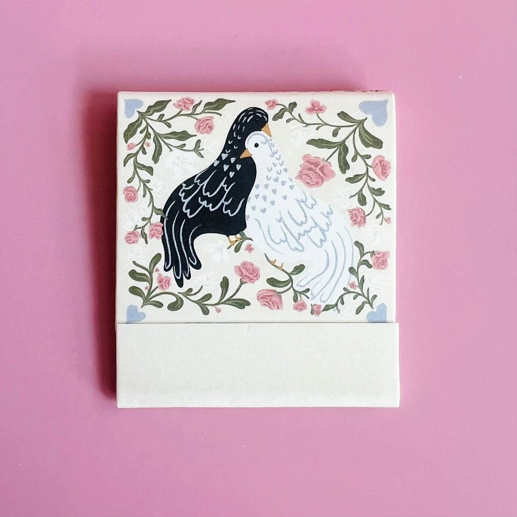Lovebirds Matchbook