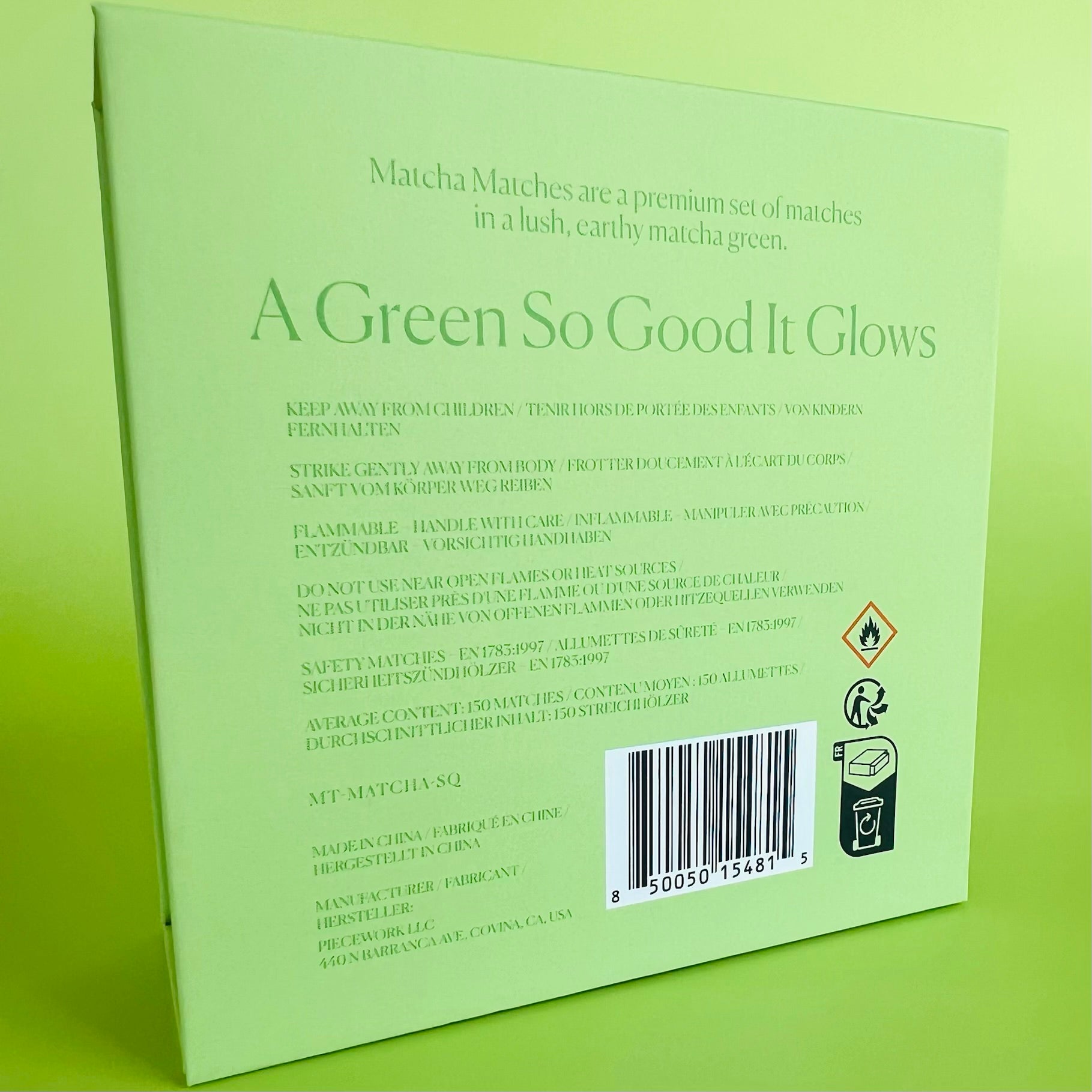 Matcha Matches